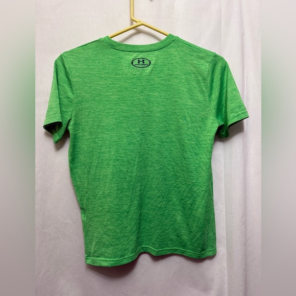 Under Armour Youth Vibrant Green Tee 0141 - Picture 2 of 4